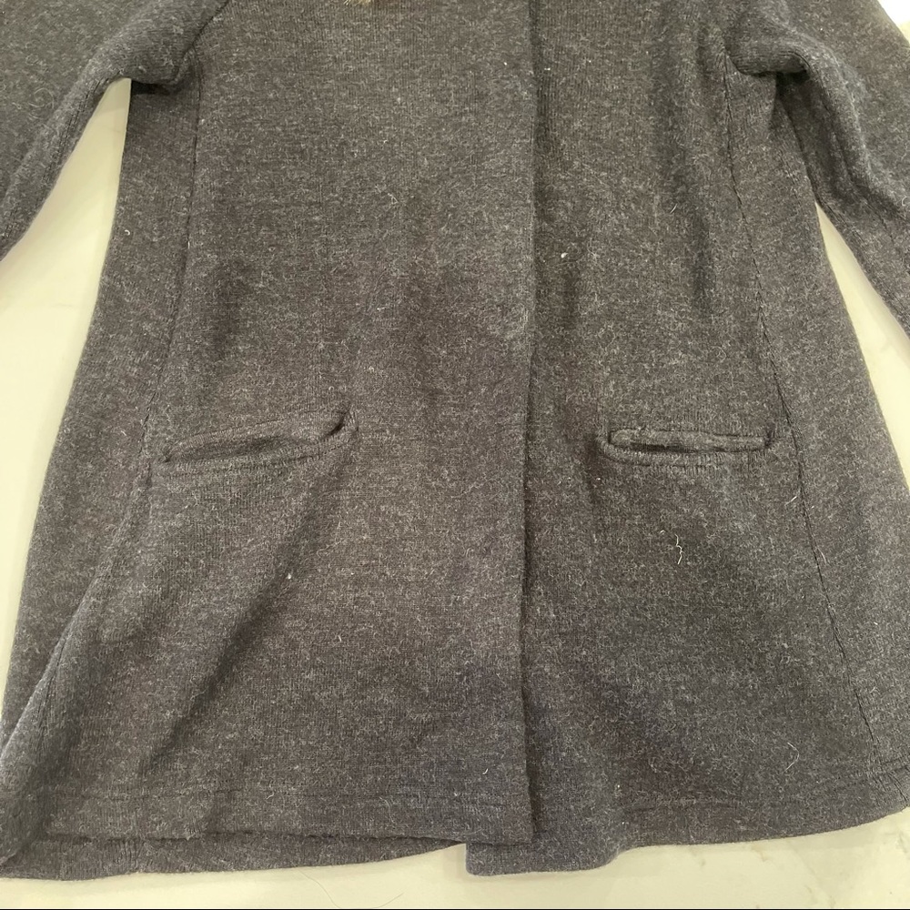 🎉HOST PICK🎉 Anthropologie Moth faux fur gray sweater - Picture 8 of 15
